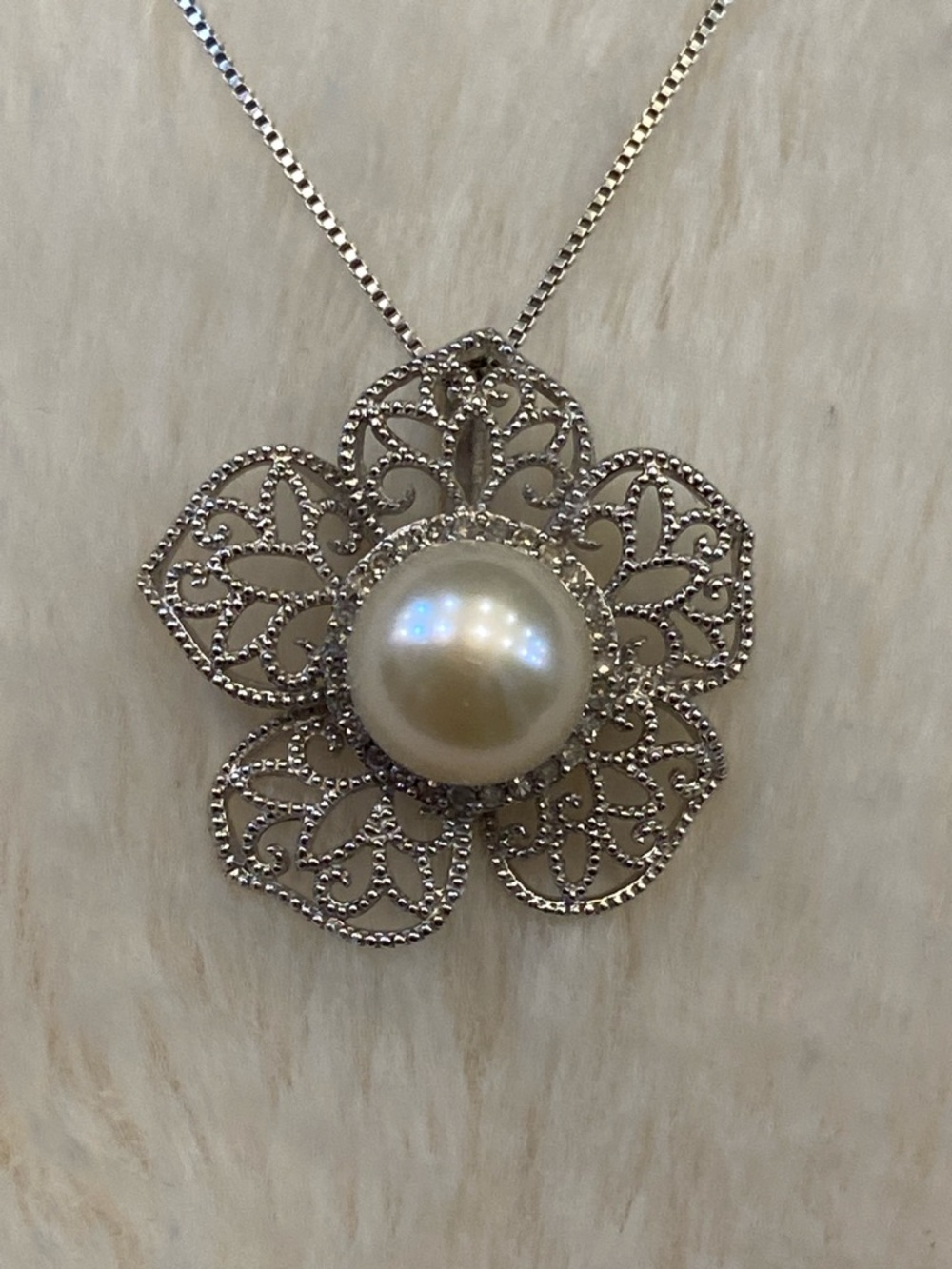 Pearl Flower Pendant